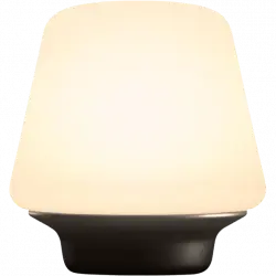 Lámpara portátil Bluetooth - Philips Hue Wellness, De mesa, Luz Blanca de cálida a fría, Compatible app, Negro
