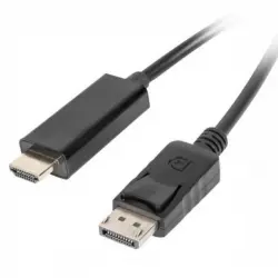Lanberg Cable DisplayPort V1.1 a HDMI Macho/Macho 1.8m Negro