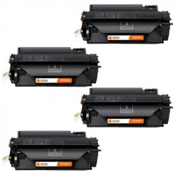 Pccom Essential HP CE505A/CF280A Tóner Compatible Negro Pack 4