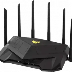 Router WiFi - ASUS RT-AX5400 TUF, 4804 Mbit/s, MU-MIMO, Wifi 6, Gaming, Negro