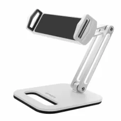 Soporte De Mesa Para Tablet / Smartphone Brazo Plegable Ajustable 4smarts Blanco