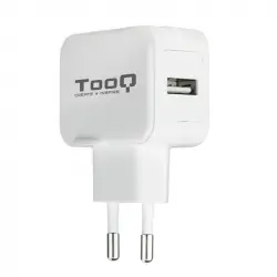 Tooq TQWC-1S01WT Cargador USB 5V 2.4A Blanco