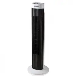 Ventilador De Torre Portátil 77 Cm 45 W Negro Do8125 Domo