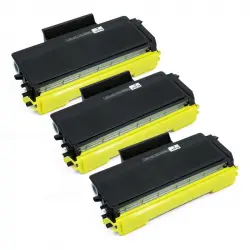 Zipzap Tóners Compatibles con Brother TN3170/TN 3280 Negro Pack 3