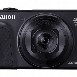 Cámara compacta - Canon PowerShot SX740 HS, 20.3 MP, Vídeo 4K, DIGIC 8, 40x, Bluetooth, Wi-Fi, Negro