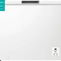 Congelador horizontal - Hisense FT321D4AWLE, 248 l, 88 cm, Cesta interior, Blanco