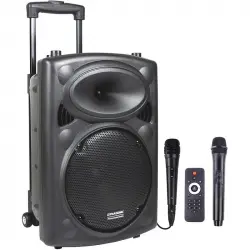 Dynasonic Dynapro 10 Altavoz Bluetooth con Karaoke y Micrófonos