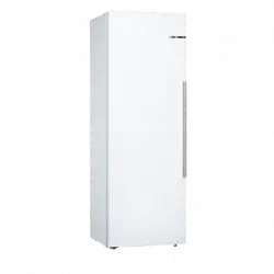 Frigorífico una puerta - Bosch KSV36AWEP, Cíclico, 186 cm, 346 l, Cajón VitaFresh, Refrigeración Súper, Blanco