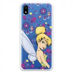 Funda Oficial Disney Campanilla Flores Transparente Para Xiaomi Redmi 7a - Peter Pan