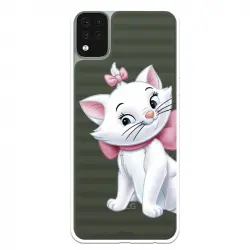 Funda Para Lg K42 Oficial De Disney Marie Silueta - Los Aristogatos