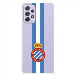 Funda Para Samsung Galaxy A72 5g Del Rcd Espanyol Escudo Albiceleste Escudo Albiceleste - Licencia Oficial Rcd Espanyol