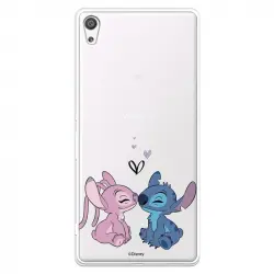 Funda Para Sony Xperia Xa Ultra Oficial De Disney Angel & Stitch Beso - Lilo & Stitch
