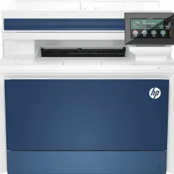 Impresora multifunción - HP Laserjet Pro 4302fdw, Láser a color, Impresión doble cara, 33 ppm, Azul, Blanco