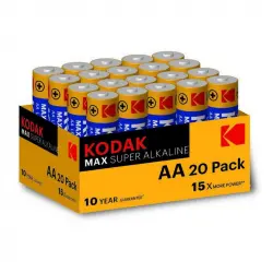 Kodak Max Pack 20 Pilas Alcalinas AA LR06