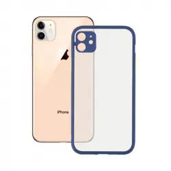 Ksix Funda Duo Soft Azul para iPhone 12/12 Pro