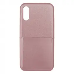 Ksix Funda Rígida para iPhone X/Xs Rosa