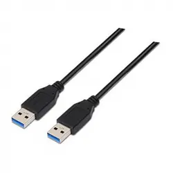 Nanocable Cable USB 3.0 Negro Tipo A a Tipo A Macho/Macho 2m