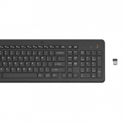 Pack Teclado + Ratón - HP Combo de teclado y ratón inalámbrico 330, Inalámbrico, Bluetooth, 1600 PPP, Negro