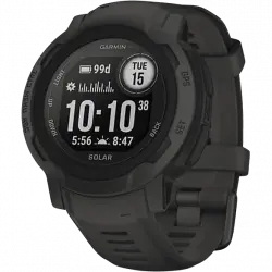 Reloj deportivo - Garmin Instinct® 2 Solar, Negro, 45 mm, 1.27" MIP, Silicona, 10 ATM, Connect™, ANT+®