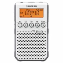 Sangean Dt-800 Blanco Radio Digital Bolsillo Am Fm Con Rds P