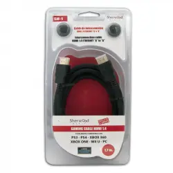 Sherwood SH1 Pack Grips y Cable HDMI 1.4 de 1.7m Negro