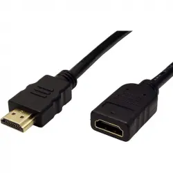 Value Cable HDMI de Alta Velocidad con Ethernet Macho/Hembra 1m Negro