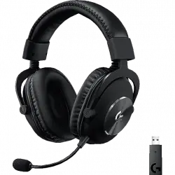 Auriculares gaming - Logitech G PRO X Wireless Lightspeed, PC, PS5, PS4, Nintendo Switch, 7.1 canales, 20h, Negro