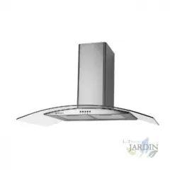 Campana Decorativa Cristal. Motor De 100w. Clase Energética B. 2 Filtros Desmontables.