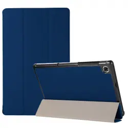 Cool Funda Polipiel Liso Azul para Lenovo Tab M10 HD 2ª Gen (TB-X306) 10.1"