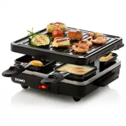 Domo Do9147g Parrilla Para Raclette Para 4 Personas - Negro