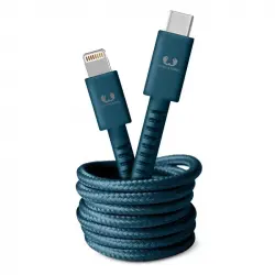 Fresh'n Rebel Cable USB-C a Lightning Macho/Macho 1.5m Petrol Blue