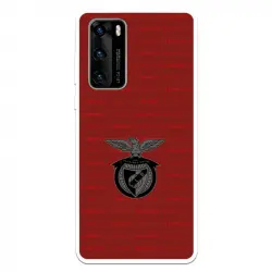 Funda Para Huawei P40 Del Escudo Fondo Granate - Licencia Oficial Benfica