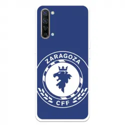 Funda Para Oppo Find X2 Lite Del Zaragoza Cf Femenino Escudo Grande Fondo Azul - Licencia Oficial Zaragoza Cf Femenino