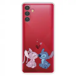 Funda Para Samsung Galaxy A13 5g Oficial De Disney Angel & Stitch Beso - Lilo & Stitch