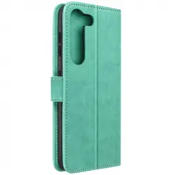 Funda Para Samsung Galaxy S23 Tarjetero Soporte Mandala Flor Verde