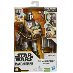 Hasbro Figura Interactiva Star Wars Galactic Action The Mandalorian & Grogu