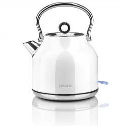 Hervidor Haeger Art Deco 1,7L Blanco