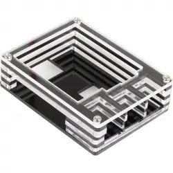 Joy-It RB-Case+14 Carcasa Acrílica Transparente para Raspberry Pi