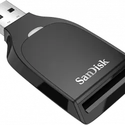 Lector de tarjetas - SanDisk SD UHS-I, USB 3.0, Para Transferencias hasta 170 MBs, Negro