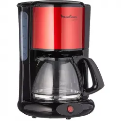 Moulinex Subito FG360D Cafetera de Goteo 15 Tazas Negra/Roja