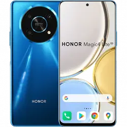 Móvil - Honor Magic 4 Lite, Azul, 128 GB, 6 6.81" Full HD, Qualcomm Snapdragon 695, QuadCam 48 MP, 4800 mAh, Dual Sim