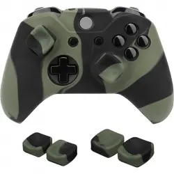 Nitho Kit Funda de Silicona + Grips Camo para Xbox One