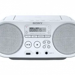 Radio CD - Sony Boombox ZSPS50W, Blanco