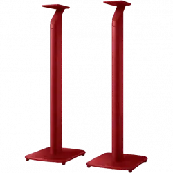 Soporte altavoces - KEF S1 Floorstand, Compatible con LSX/LSXII, Rojo carmesí
