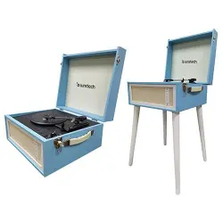 Tocadiscos Bluetooth Sunstech Funk azul