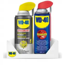 WD-40 Pack Spray Doble Accion 400ml + Specialist Grasa en Spray 400ml