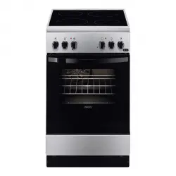 Zanussi - Cocina Compacta  50 Cm, Placa Vitrocerámica 4 Zonas Y Horno Eléctrico - ZCV550G1XA