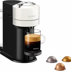 Cafetera de cápsulas - Nespresso De'Longhi Vertuo Next ENV120.W, 1.1 l, 1500 W, Blanco