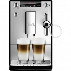 Cafetera superautomática - Melitta® Solo & Perfect Milk, Auto Capuchinador, Molinillo, 15 bar, Plata