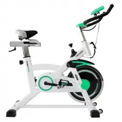 Cecotec 07169 Profesional Extreme Bicicleta Indoor con Volante de Inercia de 16 Kg Blanco